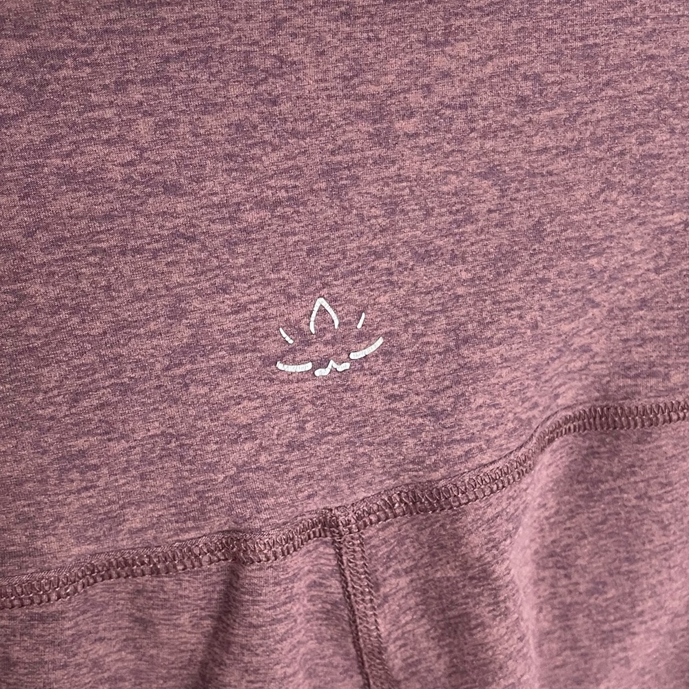 Beyond Yoga x Peloton Leggings Sz Small High Rise Space Dye Pale Plum Heather 10 - Picture 5 of 6